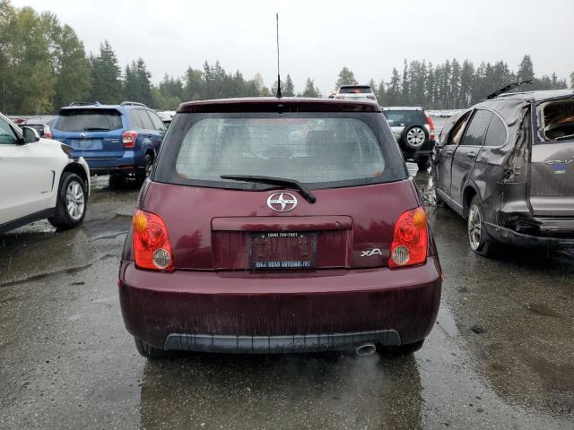 JTKKT624650114524 - 2005 TOYOTA SCION XA BURGUNDY photo 6