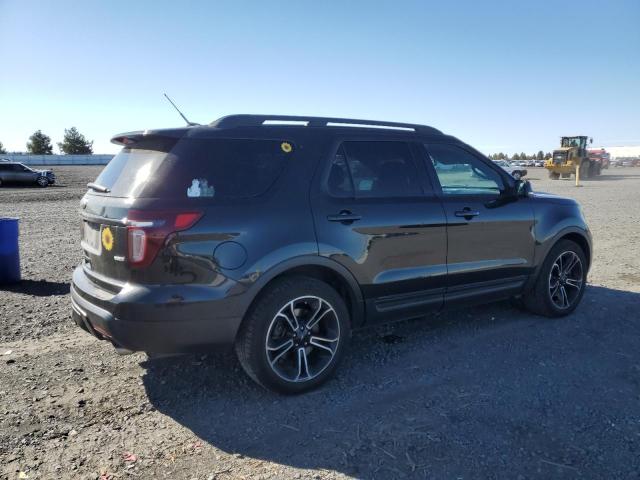 1FM5K8GT8FGA76690 - 2015 FORD EXPLORER SPORT Schwarz Foto 3