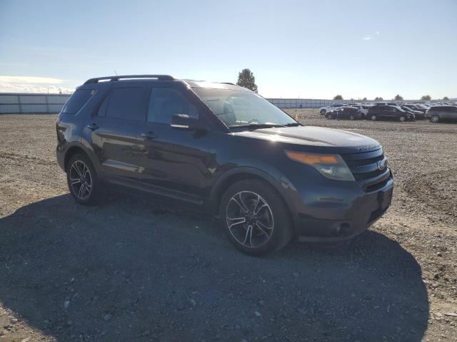 1FM5K8GT8FGA76690 - 2015 FORD EXPLORER SPORT Schwarz Foto 4