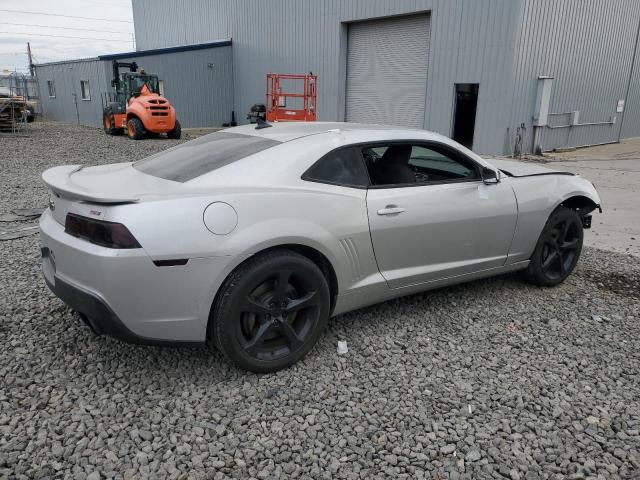 2G1FH1EJ2F9232357 - 2015 CHEVROLET CAMARO SS SILVER photo 3