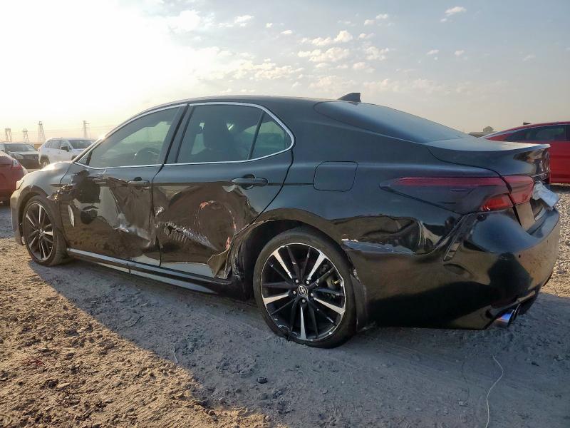 4T1BZ1HK0KU022517 - 2019 TOYOTA CAMRY XSE BLACK photo 2