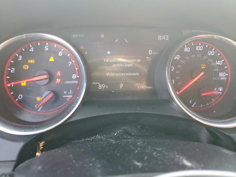 4T1BZ1HK0KU022517 - 2019 TOYOTA CAMRY XSE BLACK photo 9