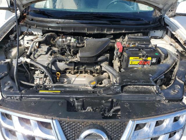 JN8AS5MV0BW288575 - 2011 NISSAN ROGUE S WHITE photo 12