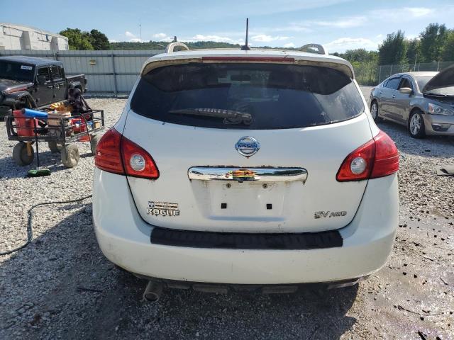 JN8AS5MV0BW288575 - 2011 NISSAN ROGUE S WHITE photo 6