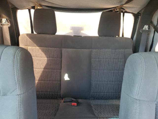 1C4GJWAG9CL202347 - 2012 JEEP WRANGLER SPORT შავი ფოტო 10