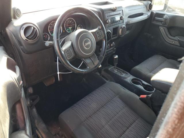1C4GJWAG9CL202347 - 2012 JEEP WRANGLER SPORT შავი ფოტო 8