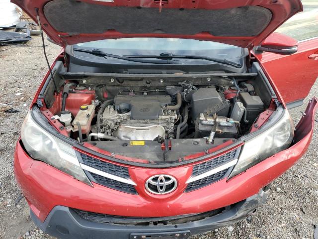 JTMDFREV8D5019591 - 2013 TOYOTA RAV4 LIMITED RED photo 12