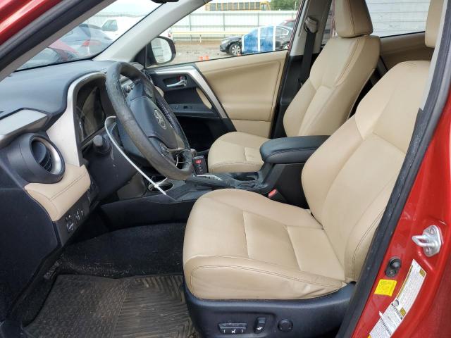 JTMDFREV8D5019591 - 2013 TOYOTA RAV4 LIMITED RED photo 7