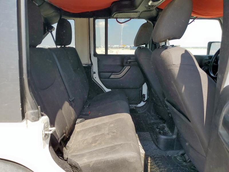 1C4BJWDG2GL103560 - 2016 JEEP WRANGLER U SPORT WHITE photo 10