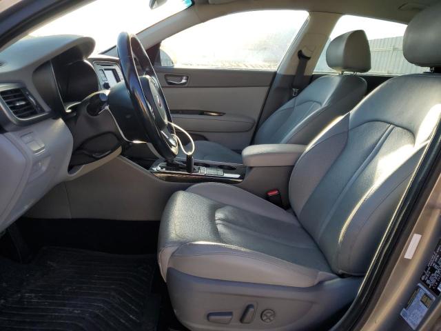 5XXGU4L39GG055099 - 2016 KIA OPTIMA EX GRAY photo 7