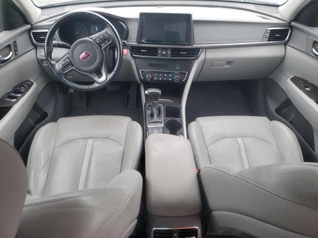 5XXGU4L39GG055099 - 2016 KIA OPTIMA EX GRAY photo 8