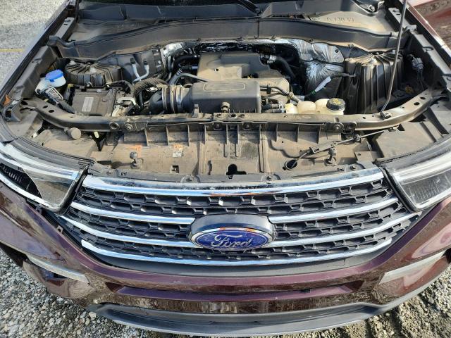 1FMSK8DH7LGB32763 - 2020 FORD EXPLORER XLT BURGUNDY photo 12