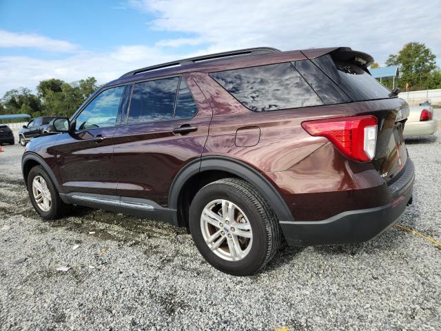 1FMSK8DH7LGB32763 - 2020 FORD EXPLORER XLT BURGUNDY photo 2