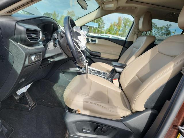 1FMSK8DH7LGB32763 - 2020 FORD EXPLORER XLT BURGUNDY photo 7