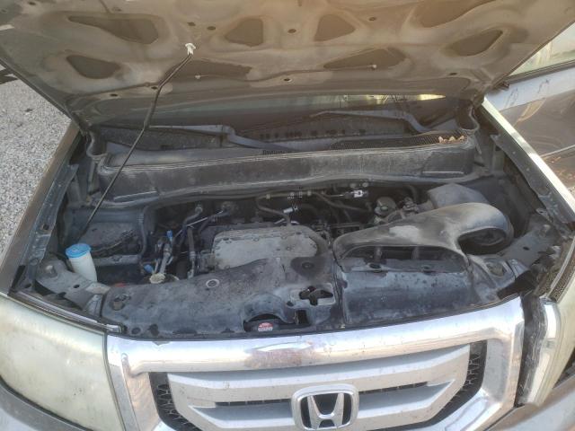 5FNYF48639B011221 - 2009 HONDA PILOT EXL ვერცხლისფერი ფოტო 12