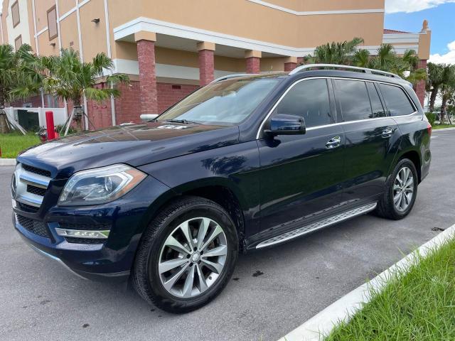 4JGDF7CEXEA395687 - 2014 MERCEDES-BENZ GL 450 4MATIC BLUE photo 2