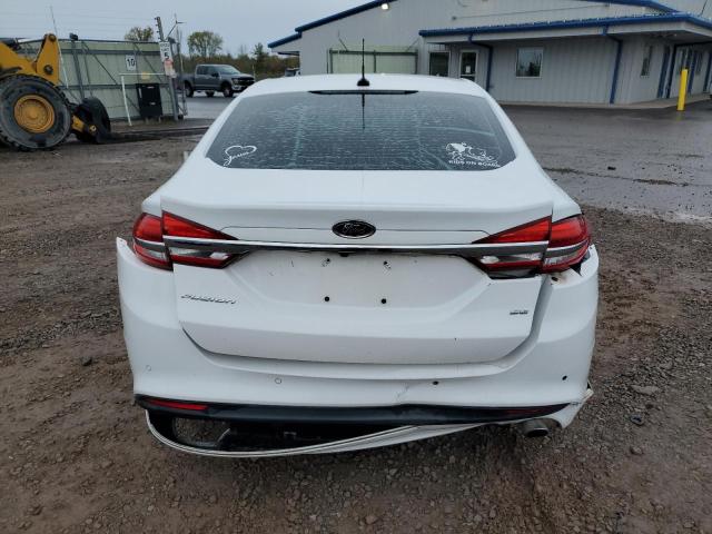 3FA6P0H77HR355627 - 2017 FORD FUSION SE WHITE photo 6