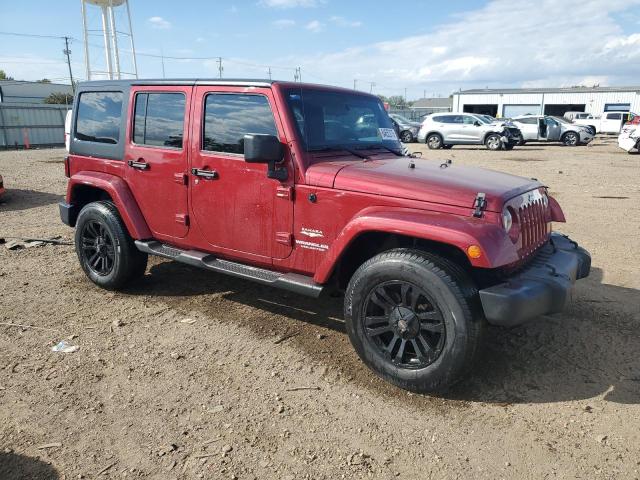 1J4BA5H18BL536996 - 2011 JEEP WRANGLER U SAHARA BURGUNDY photo 4