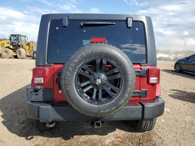 1J4BA5H18BL536996 - 2011 JEEP WRANGLER U SAHARA BURGUNDY photo 6