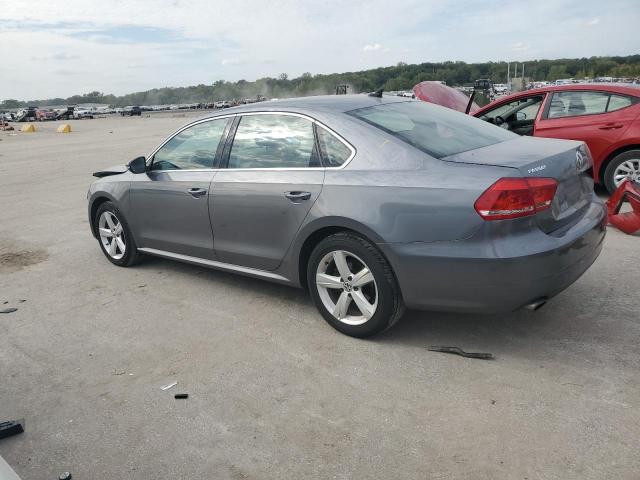 1VWBH7A37CC099077 - 2012 VOLKSWAGEN PASSAT SE GRAY photo 2