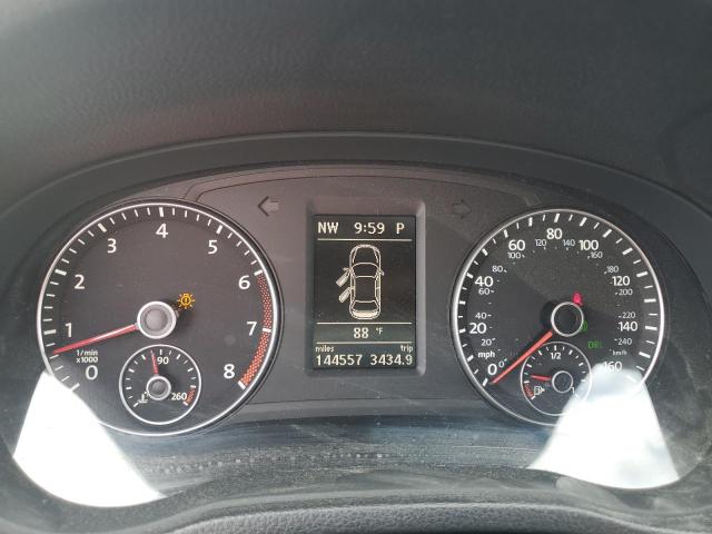 1VWBH7A37CC099077 - 2012 VOLKSWAGEN PASSAT SE GRAY photo 9