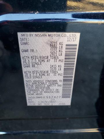 5N1DL0MM9JC517427 - 2018 INFINITI QX60 Blau Foto 13