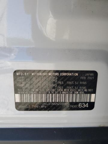 JA4J3TA82NZ000466 - 2022 MITSUBISHI OUTLANDER ES 白色 照片 13