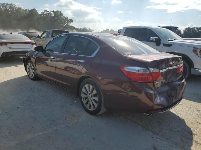 1HGCR3F82DA023007 - 2013 HONDA ACCORD EXL RED photo 2