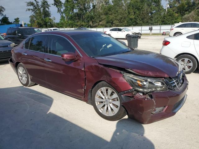 1HGCR3F82DA023007 - 2013 HONDA ACCORD EXL RED photo 4