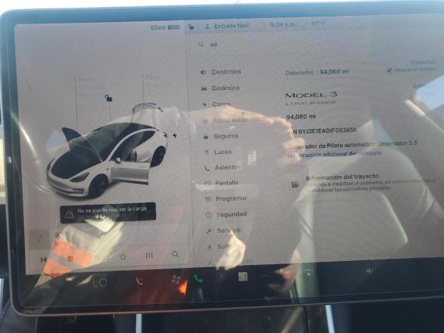 5YJ3E1EA0JF053855 - 2018 TESLA MODEL 3 თეთრი ფოტო 9