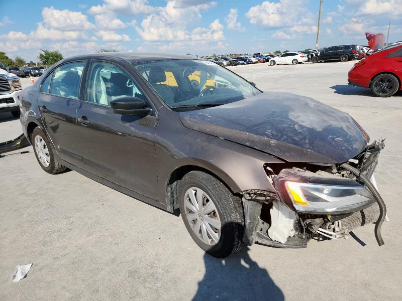 3VW2K7AJ2FM287492 - 2015 VOLKSWAGEN JETTA BASE BROWN photo 4