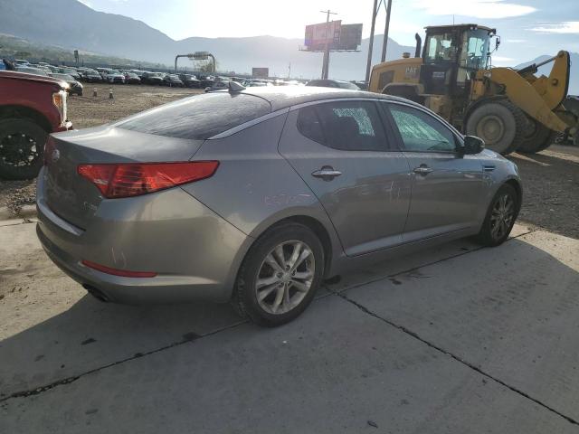 5XXGN4A76DG233100 - 2013 KIA OPTIMA EX GRAY photo 3