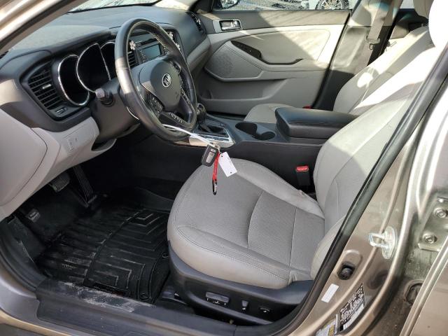 5XXGN4A76DG233100 - 2013 KIA OPTIMA EX GRAY photo 7