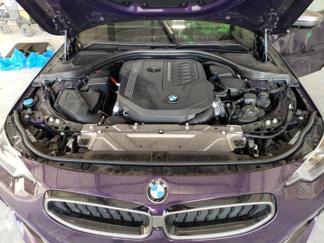3MW53CM07R8E66520 - 2024 BMW M240XI PURPLE photo 11
