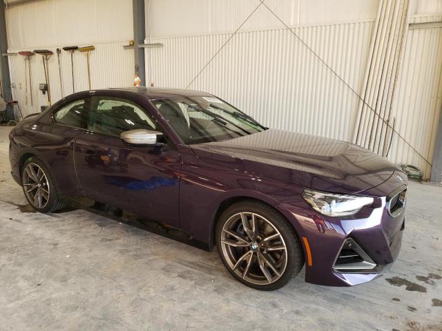 3MW53CM07R8E66520 - 2024 BMW M240XI PURPLE photo 4