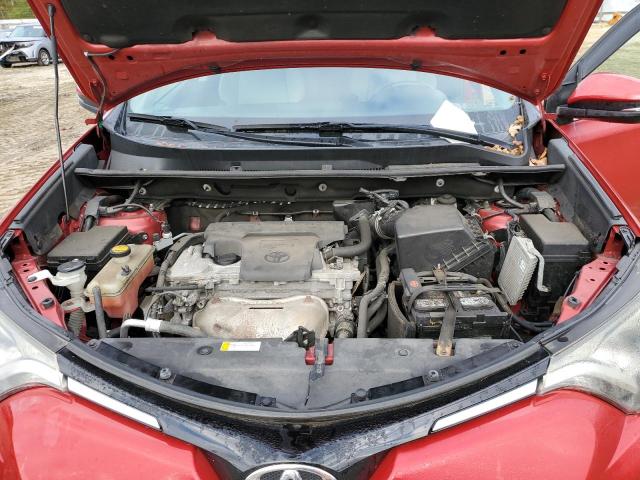 2T3RFREV8GW453626 - 2016 TOYOTA RAV4 XLE RED photo 12