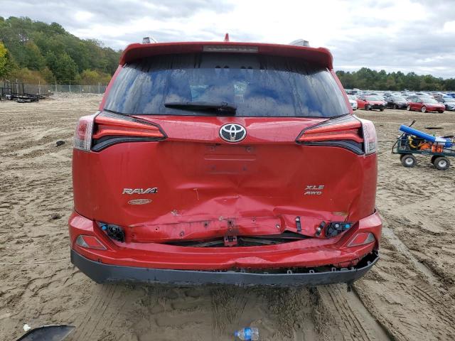 2T3RFREV8GW453626 - 2016 TOYOTA RAV4 XLE RED photo 6