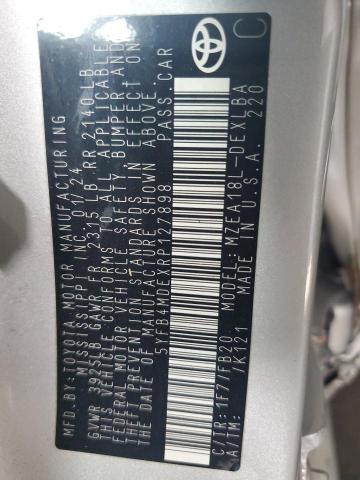 5YFB4MDEXRP127898 - 2024 TOYOTA COROLLA LE Silber Foto 13