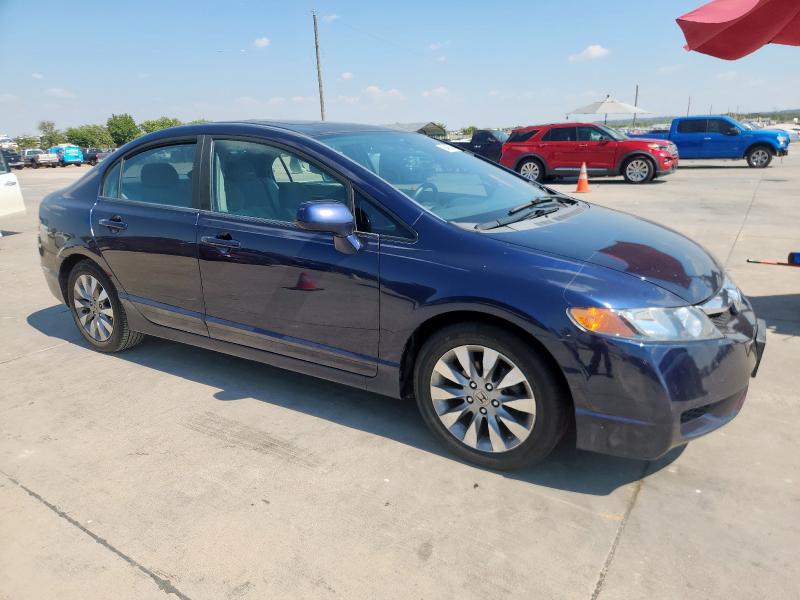 2HGFA1F87BH500215 - 2011 HONDA CIVIC EX BLUE photo 4