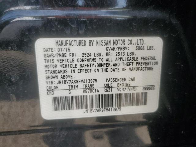 JN1BV7AR9FM413975 - 2015 INFINITI Q50 BASE 黑色 照片 12