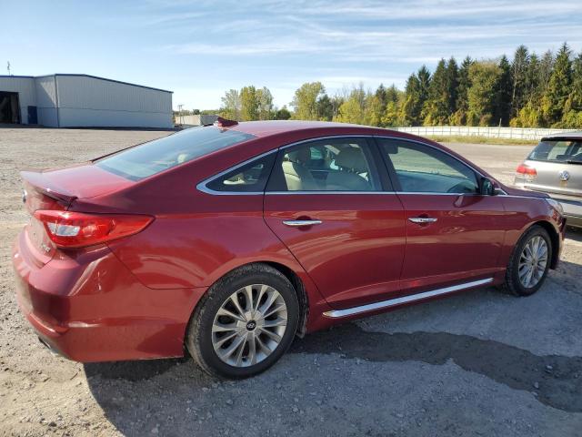 5NPE34AF1FH043085 - 2015 HYUNDAI SONATA SPORT RED photo 3