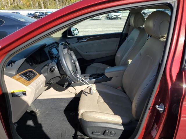 5NPE34AF1FH043085 - 2015 HYUNDAI SONATA SPORT RED photo 7