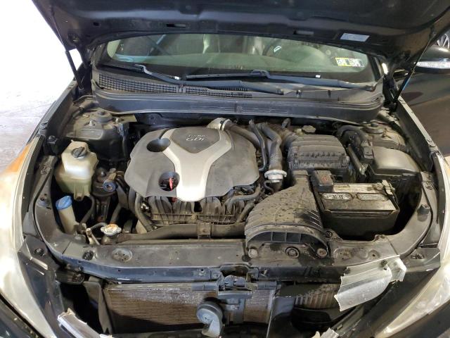 5NPEC4AB5DH690793 - 2013 HYUNDAI SONATA SE BLACK photo 11