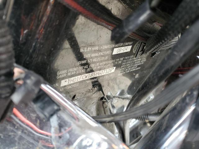 1HD1FCW185Y607128 - 2005 HARLEY-DAVIDSON FLHTCUI 栗色 照片 10