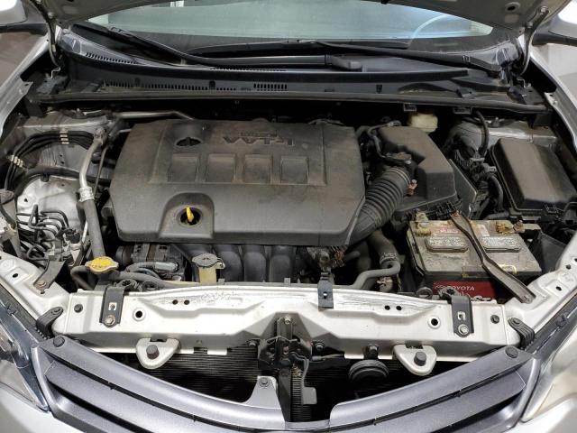 2T1BURHE2FC238450 - 2015 TOYOTA COROLLA L ნაცრისფერი ფოტო 11