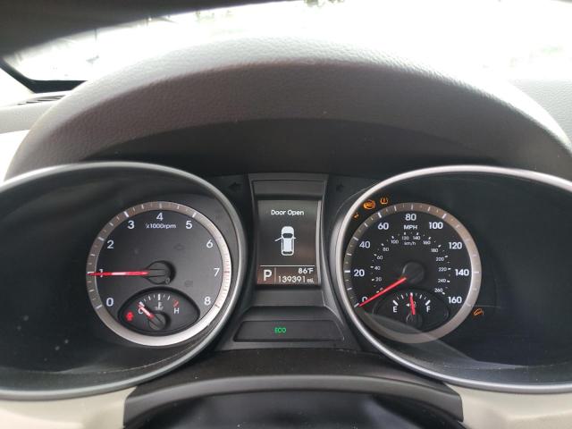 5XYZT3LB4DG049022 - 2013 HYUNDAI SANTA FE S RED photo 9