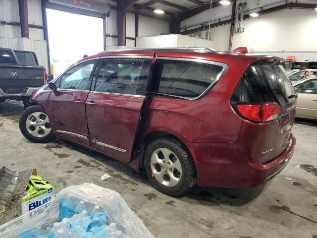 2C4RC1EG1HR543756 - 2017 CHRYSLER PACIFICA TOURING L PLUS MAROON photo 2