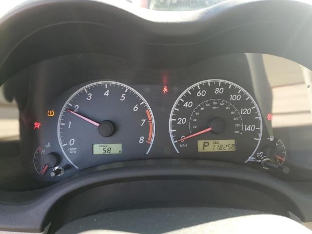 2T1BU4EE4BC733153 - 2011 TOYOTA COROLLA BASE Qızıl foto 9