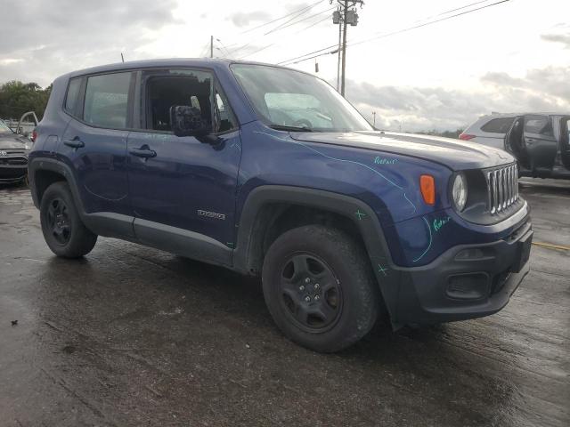 ZACCJBATXGPE30718 - 2016 JEEP RENEGADE SPORT BLUE photo 4