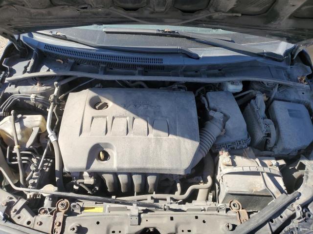 2T1BU4EE8CC888452 - 2012 TOYOTA COROLLA BASE BLACK photo 11
